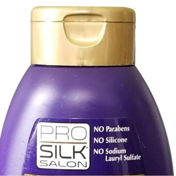 ποΈPro Silk SalonβPurple  Shampoo &Conditioner Coconut Oil & Shea Butter 14OZ - Picture 6 of 9